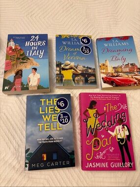 5 Paperback Book Bundle